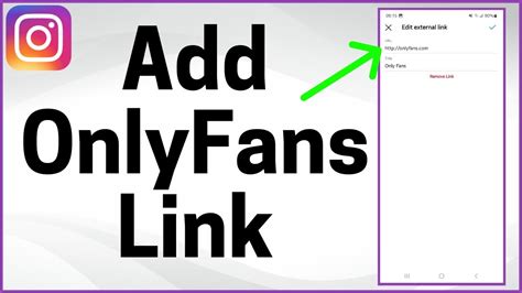 onlyfans link|How To Put Your OnlyFans Link In Your Instagram Bio (2024)